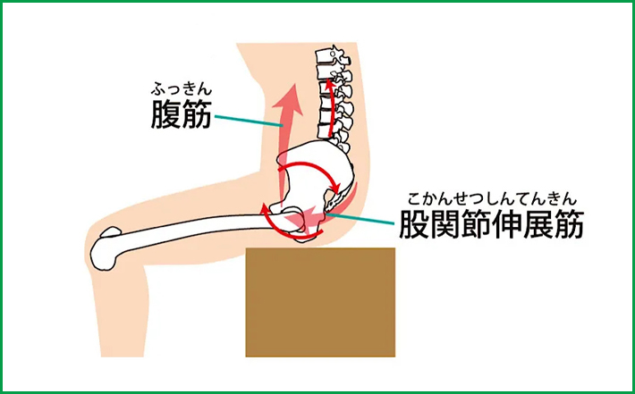 ぎっくり腰を繰り返しやすい姿勢